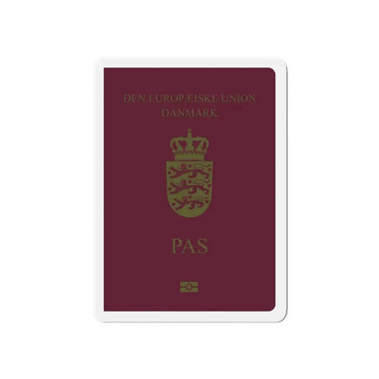 Danish Passport - Refrigerator Magnet 6 Inch - The Sticker Space