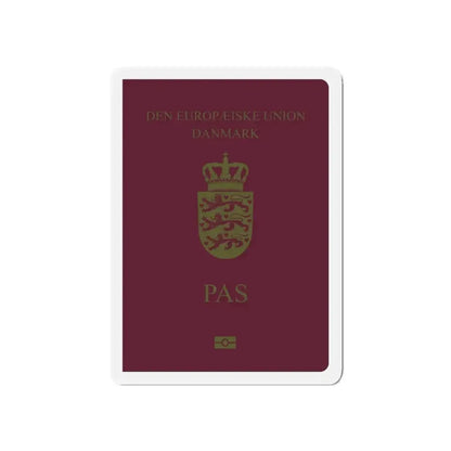 Danish Passport - Refrigerator Magnet - The Sticker Space