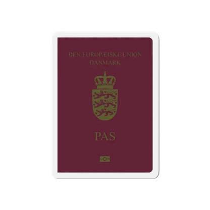 Danish Passport - Refrigerator Magnet - The Sticker Space