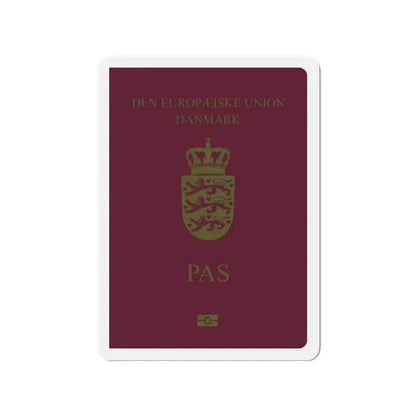 Danish Passport - Refrigerator Magnet - The Sticker Space