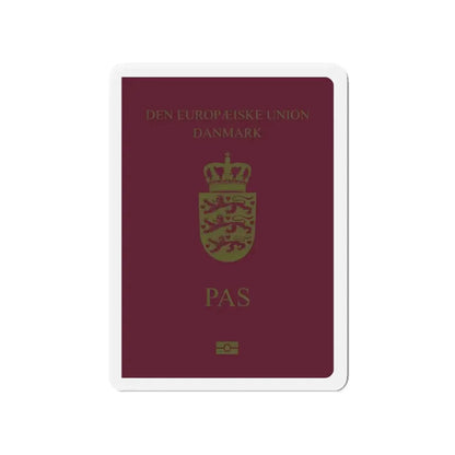 Danish Passport - Refrigerator Magnet - The Sticker Space