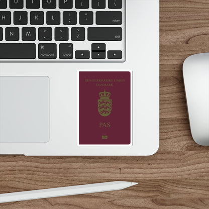 Danish Passport STICKER Vinyl Die-Cut Decal-The Sticker Space