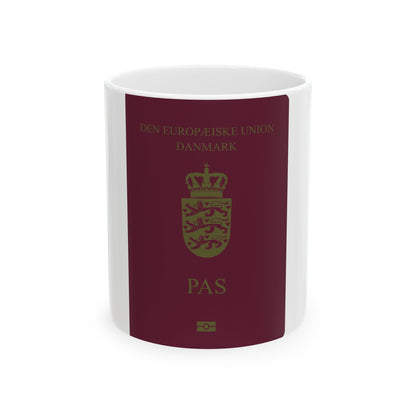 Danish Passport - White Coffee Mug