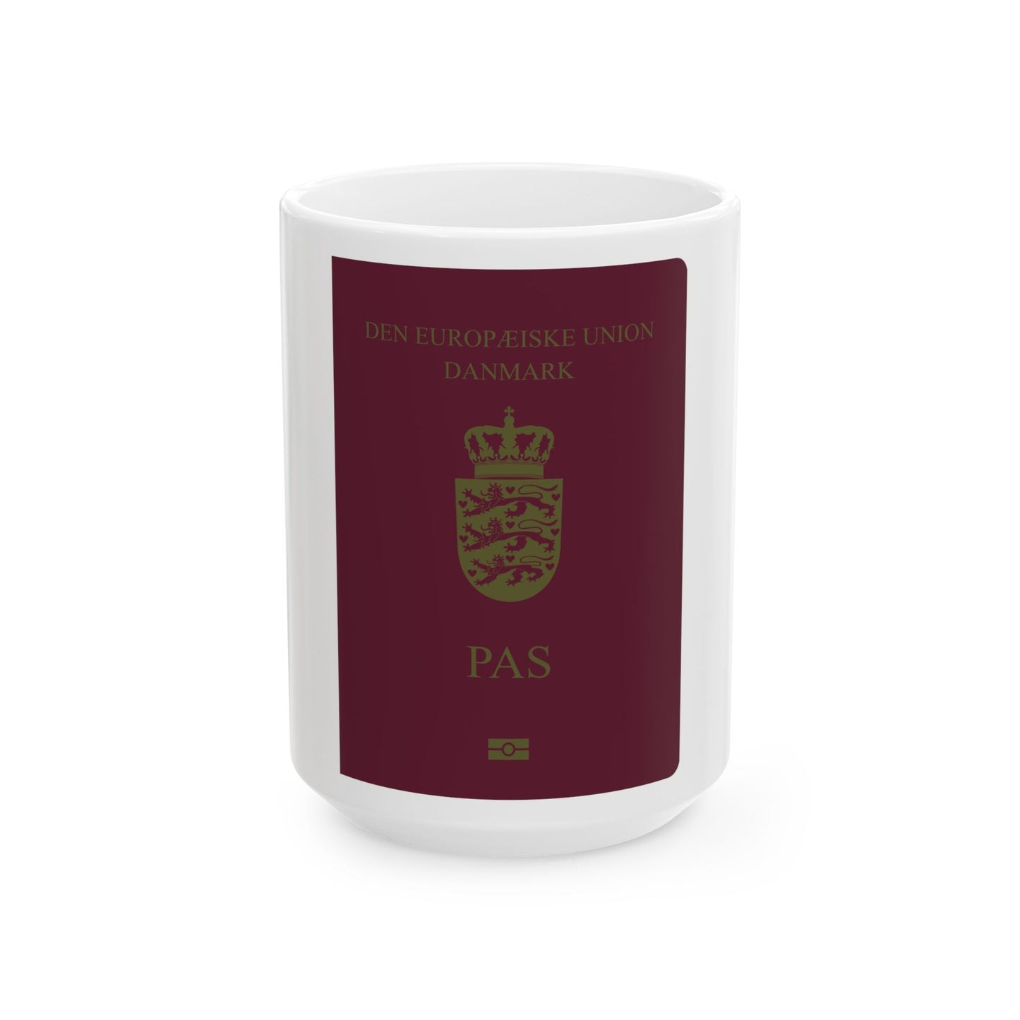 Danish Passport - White Coffee Mug