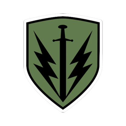 Danish SSR Logo (Denmark) (Coat of Arms) STICKER Vinyl Kiss-Cut Decal 6 Inch White - The Sticker Space