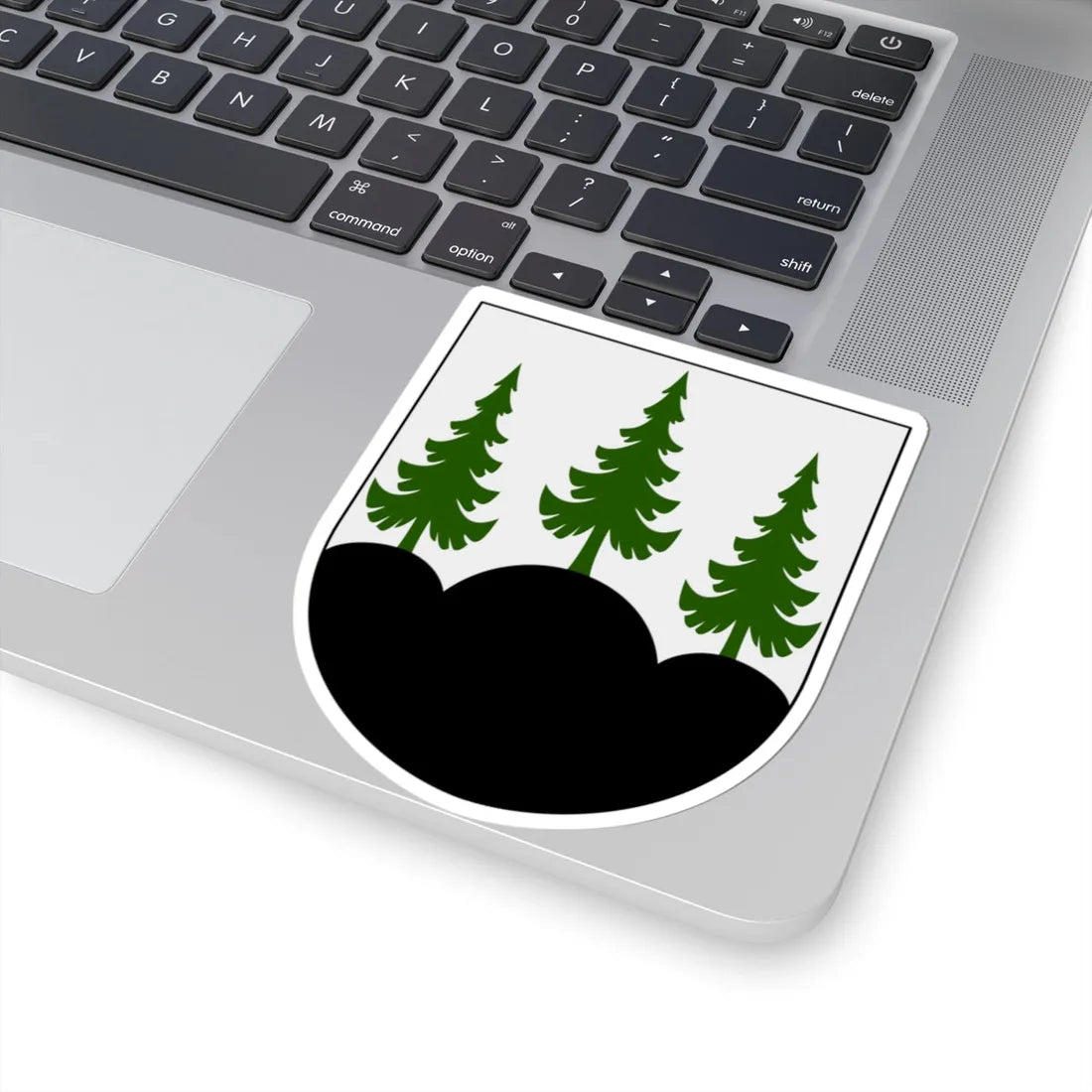 Dannemora vapen (Sweden) (Coat of Arms) STICKER Vinyl Kiss-Cut Decal - The Sticker Space