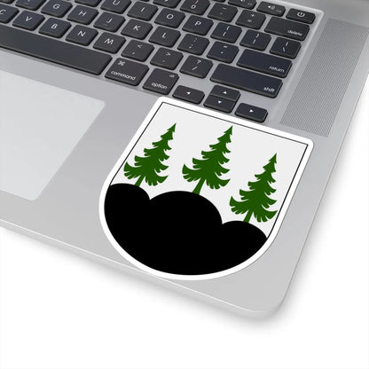 Dannemora vapen (Sweden) (Coat of Arms) STICKER Vinyl Kiss-Cut Decal - The Sticker Space