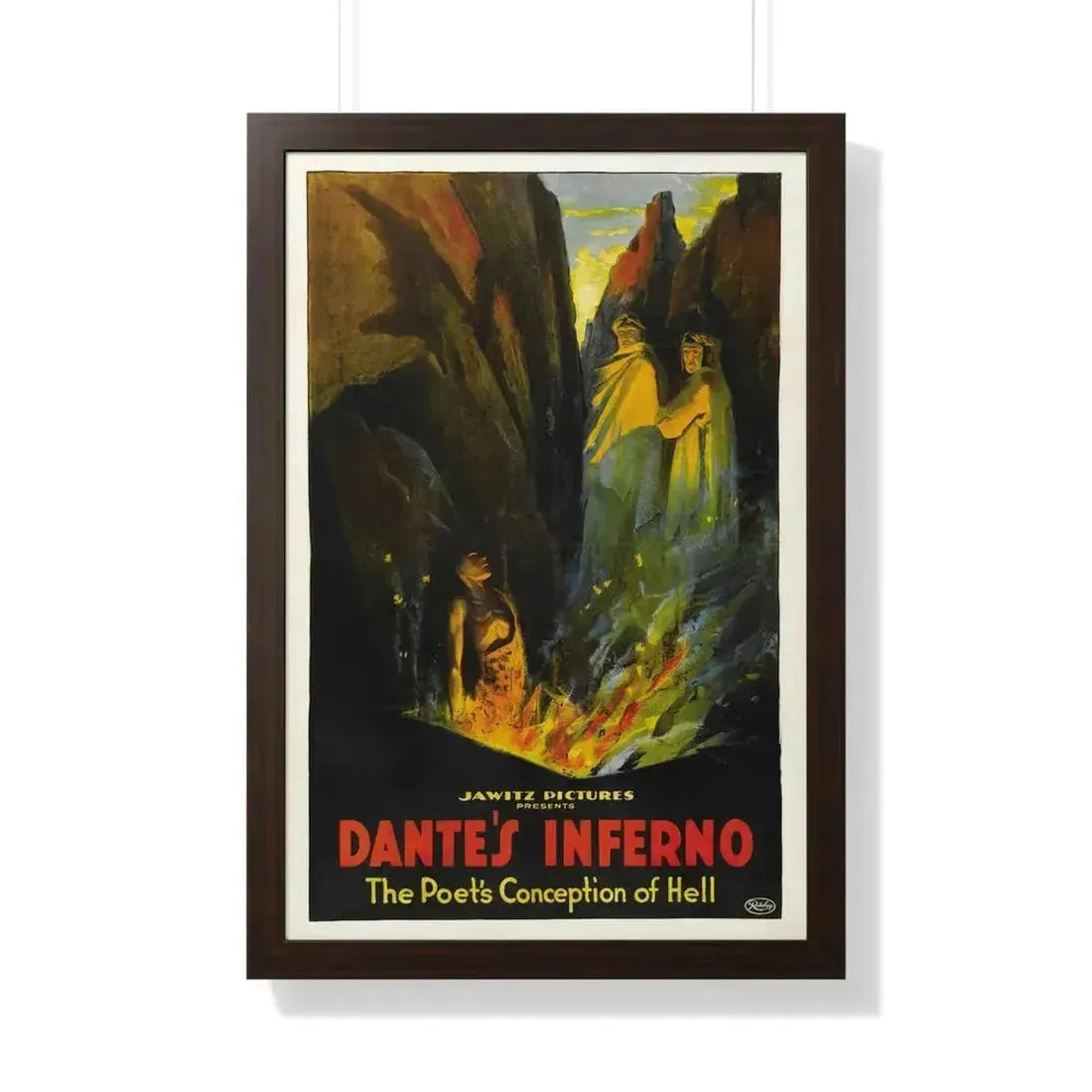 DANTE'S INFERNO (2) 1921 - Framed Movie Poster - The Sticker Space