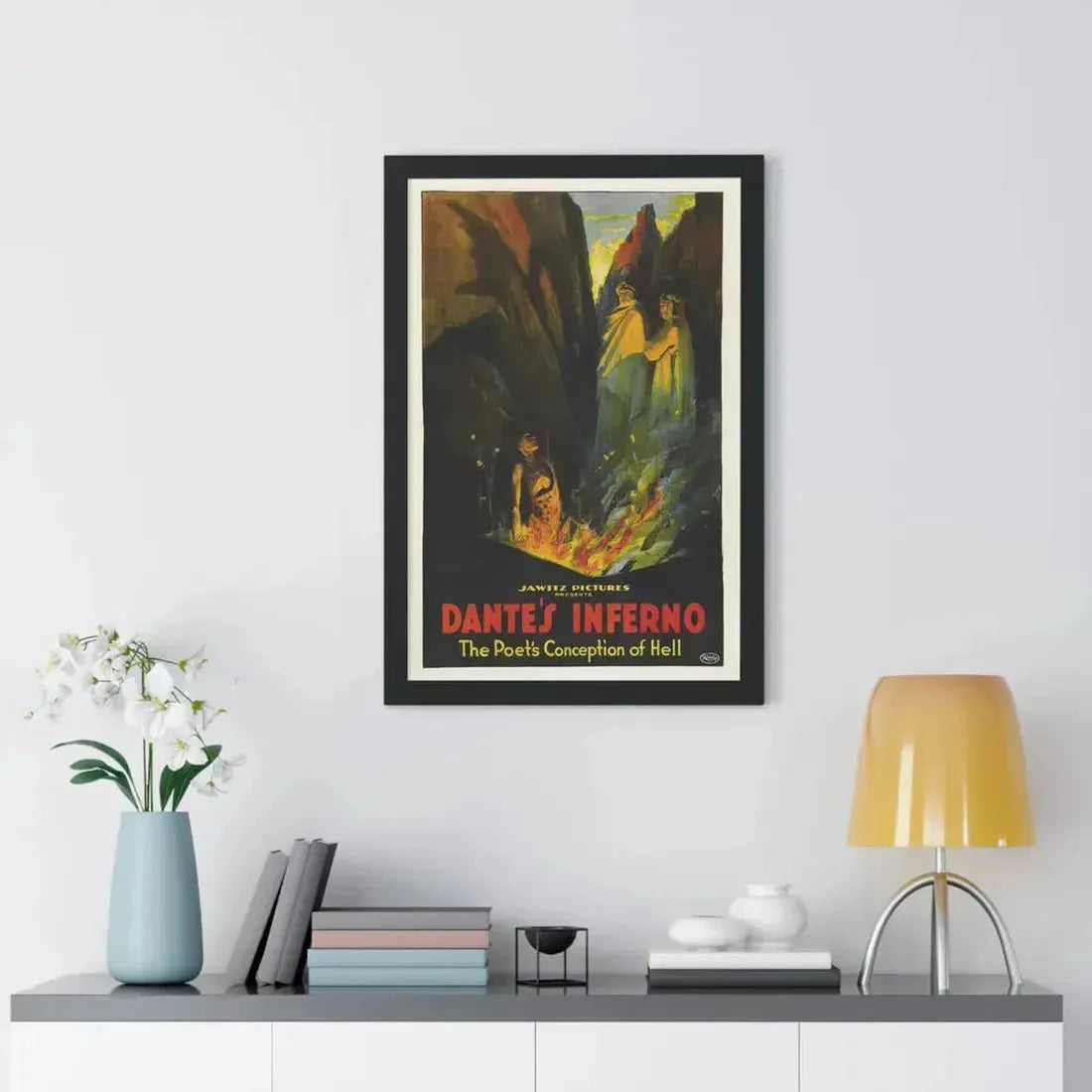 DANTE'S INFERNO (2) 1921 - Framed Movie Poster - The Sticker Space