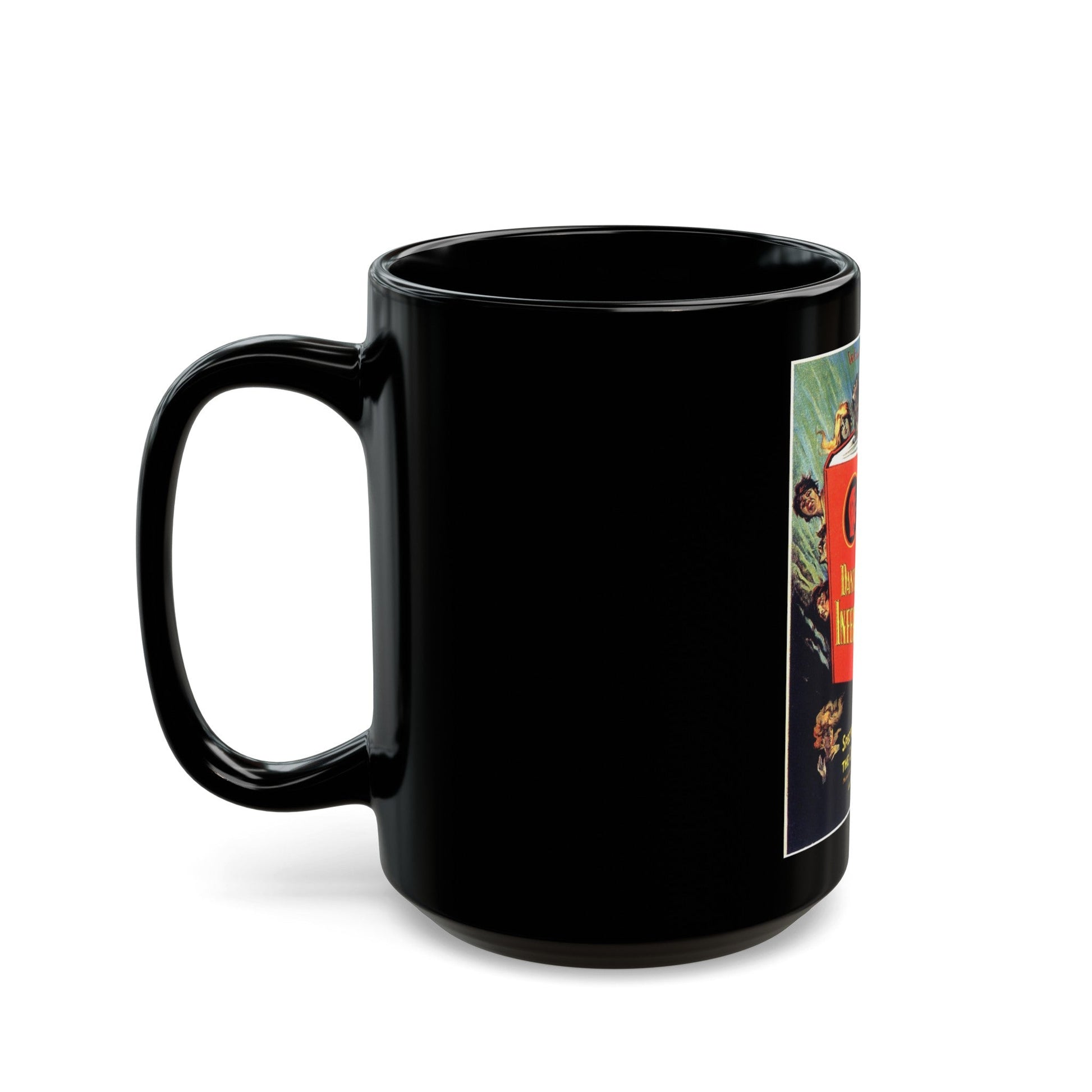 DANTE'S INFERNO 1921 Movie Poster - Black Coffee Mug-The Sticker Space