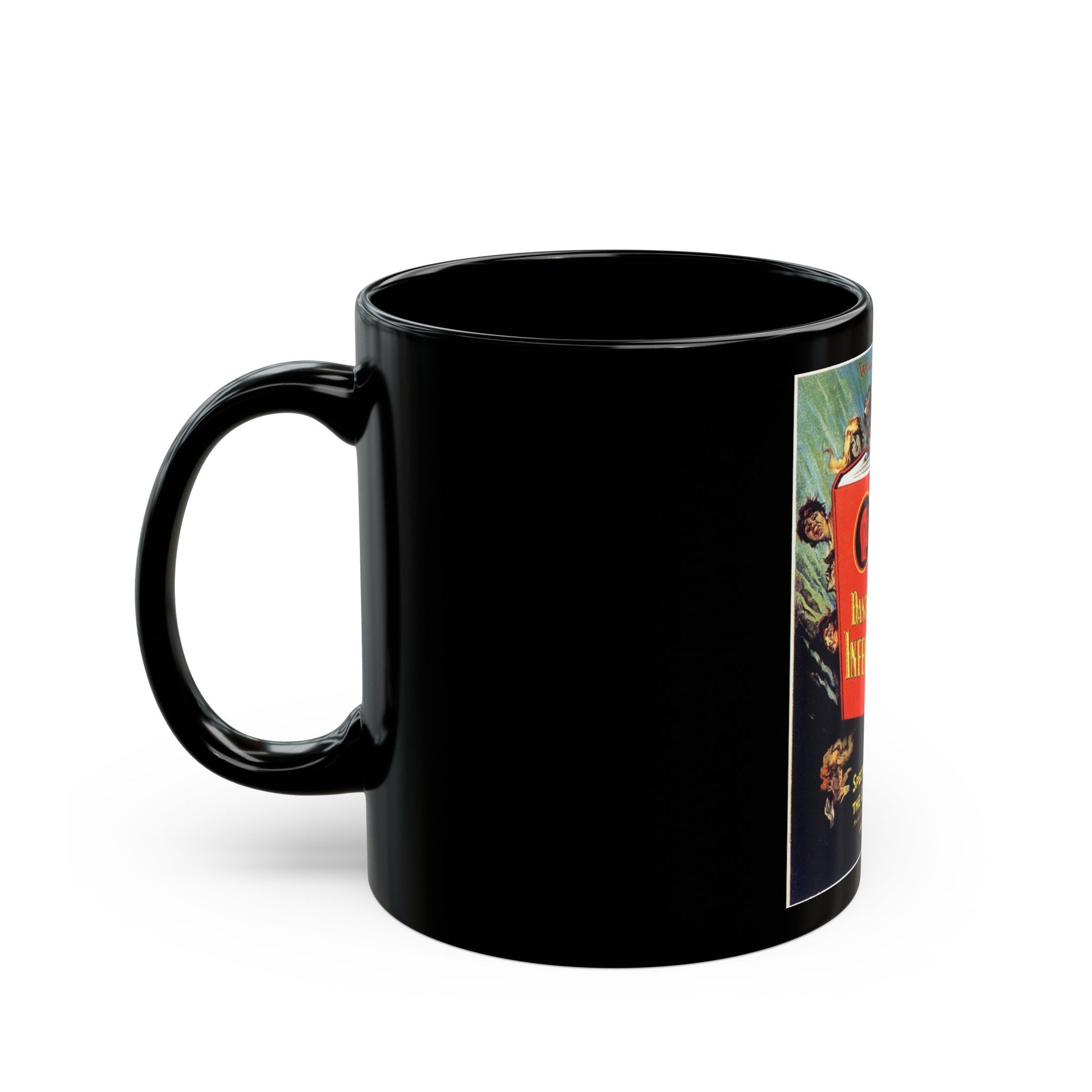 DANTE'S INFERNO 1921 Movie Poster - Black Coffee Mug-The Sticker Space