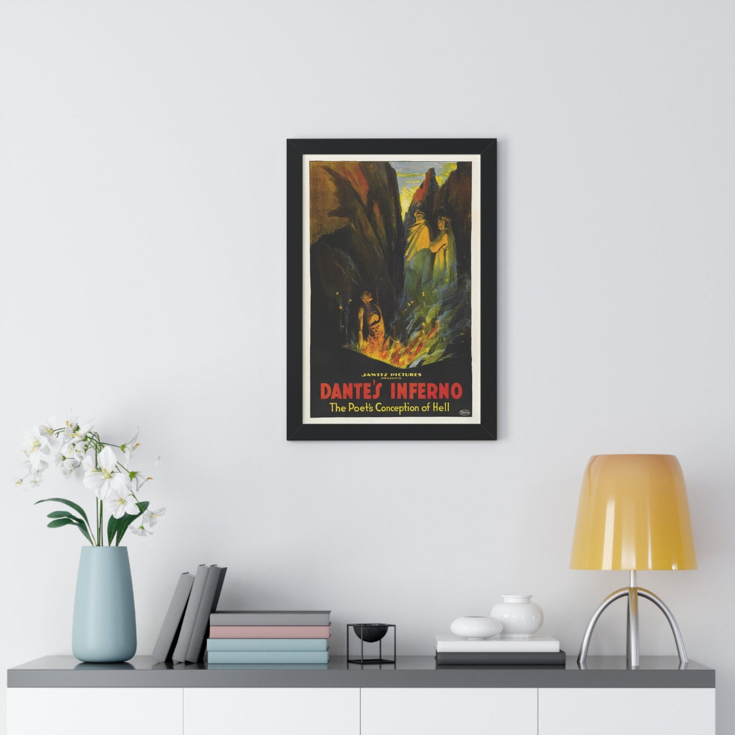 DANTE'S INFERNO (2) 1921 - Framed Movie Poster-The Sticker Space