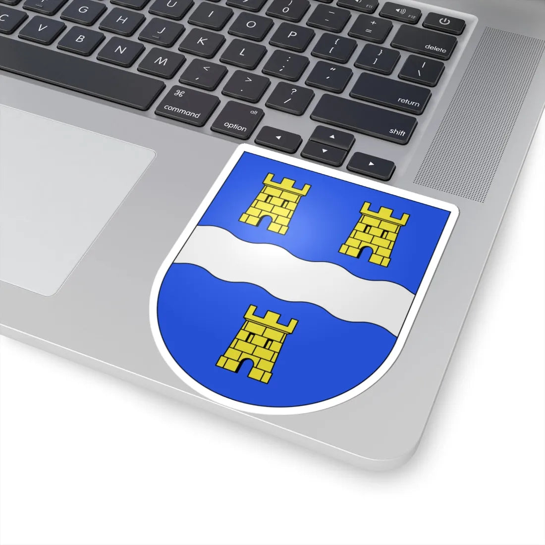 Dardagny-coat of arms (Switzerland) (Coat of Arms) STICKER Vinyl Kiss-Cut Decal - The Sticker Space