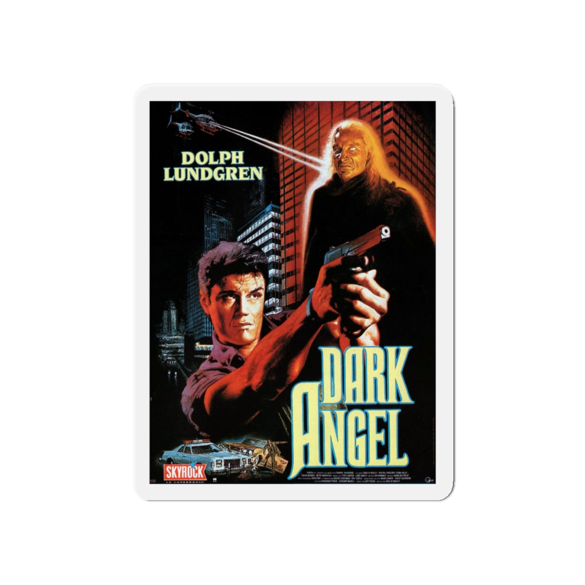 DARK ANGEL (I COME IN PEACE) 1990 Movie Poster - Die-Cut Magnet-5" x 5"-The Sticker Space