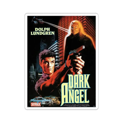 DARK ANGEL (I COME IN PEACE) 1990 Movie Poster - STICKER Vinyl Kiss-Cut Decal 6 Inch White - The Sticker Space