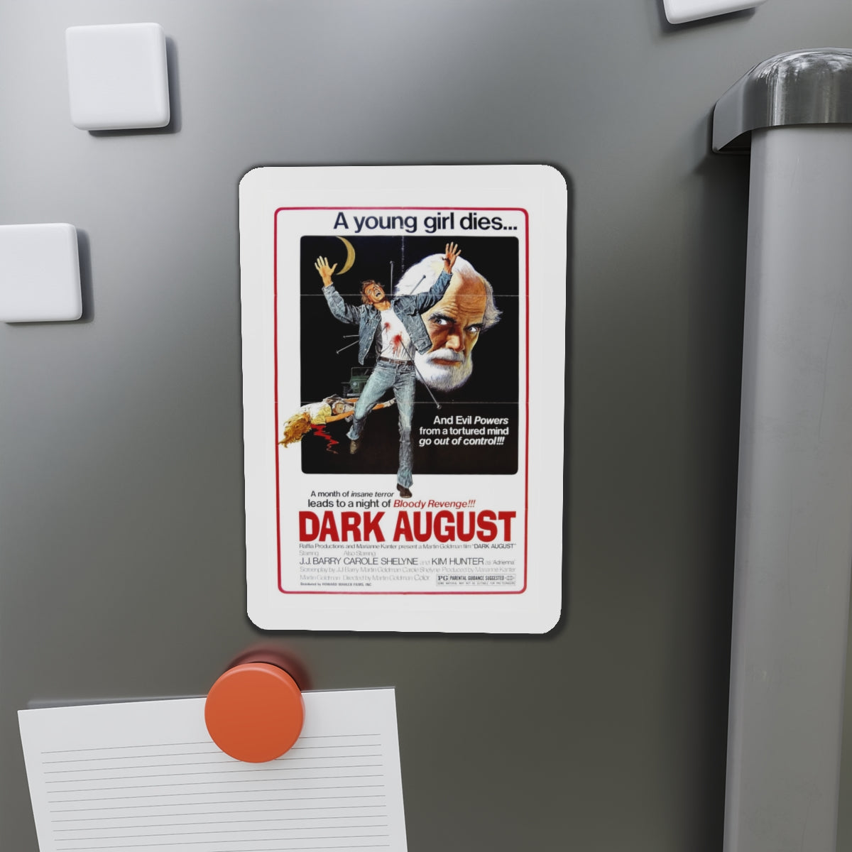 DARK AUGUST 1976 Movie Poster - Die-Cut Magnet-The Sticker Space