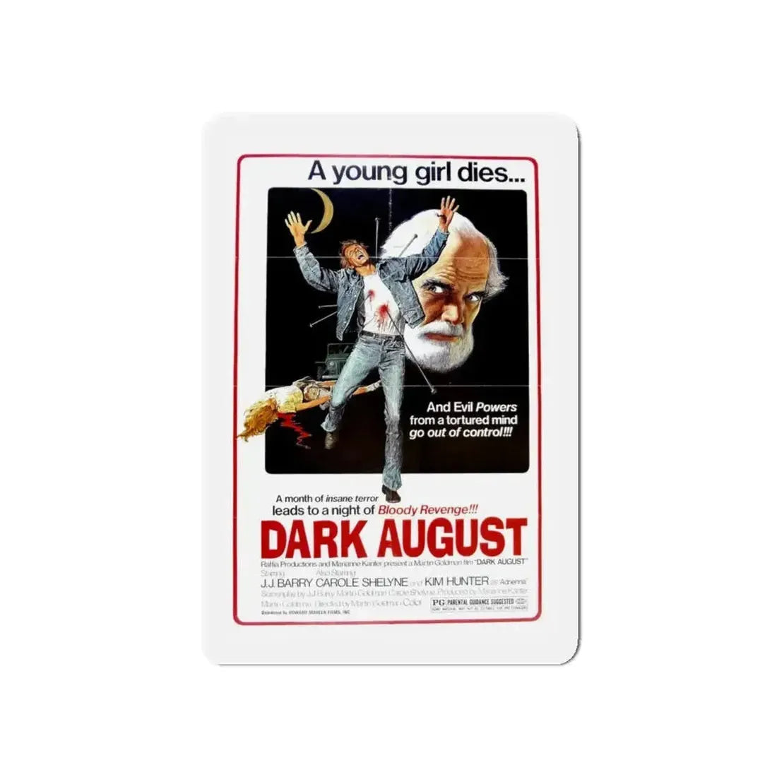 DARK AUGUST 1976 Movie Poster - Refrigerator Magnet - The Sticker Space