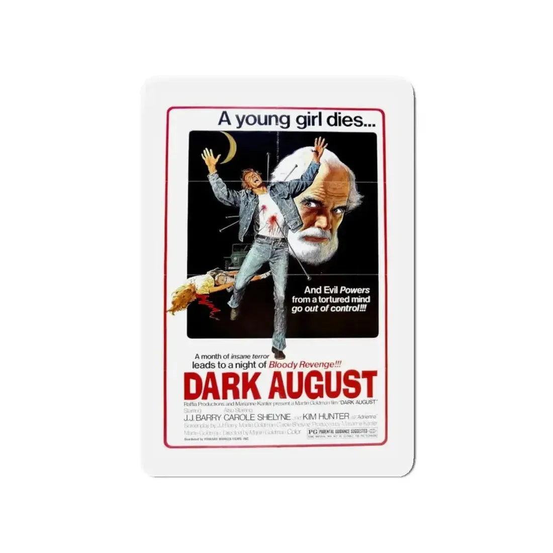 DARK AUGUST 1976 Movie Poster - Refrigerator Magnet - The Sticker Space