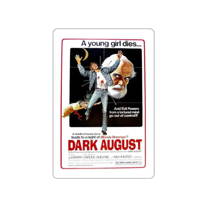 DARK AUGUST 1976 Movie Poster STICKER Vinyl Die-Cut Decal - The Sticker Space