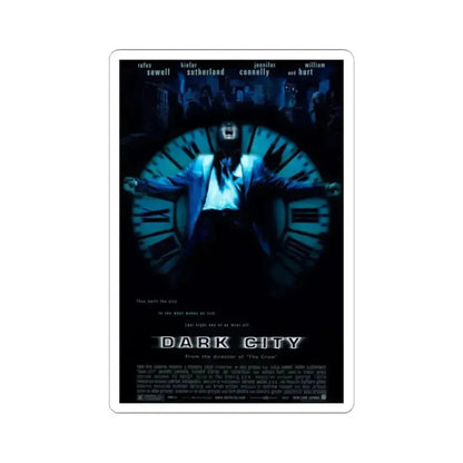 DARK CITY 1998 Movie Poster - STICKER Vinyl Kiss-Cut Decal 2 Inch White - The Sticker Space