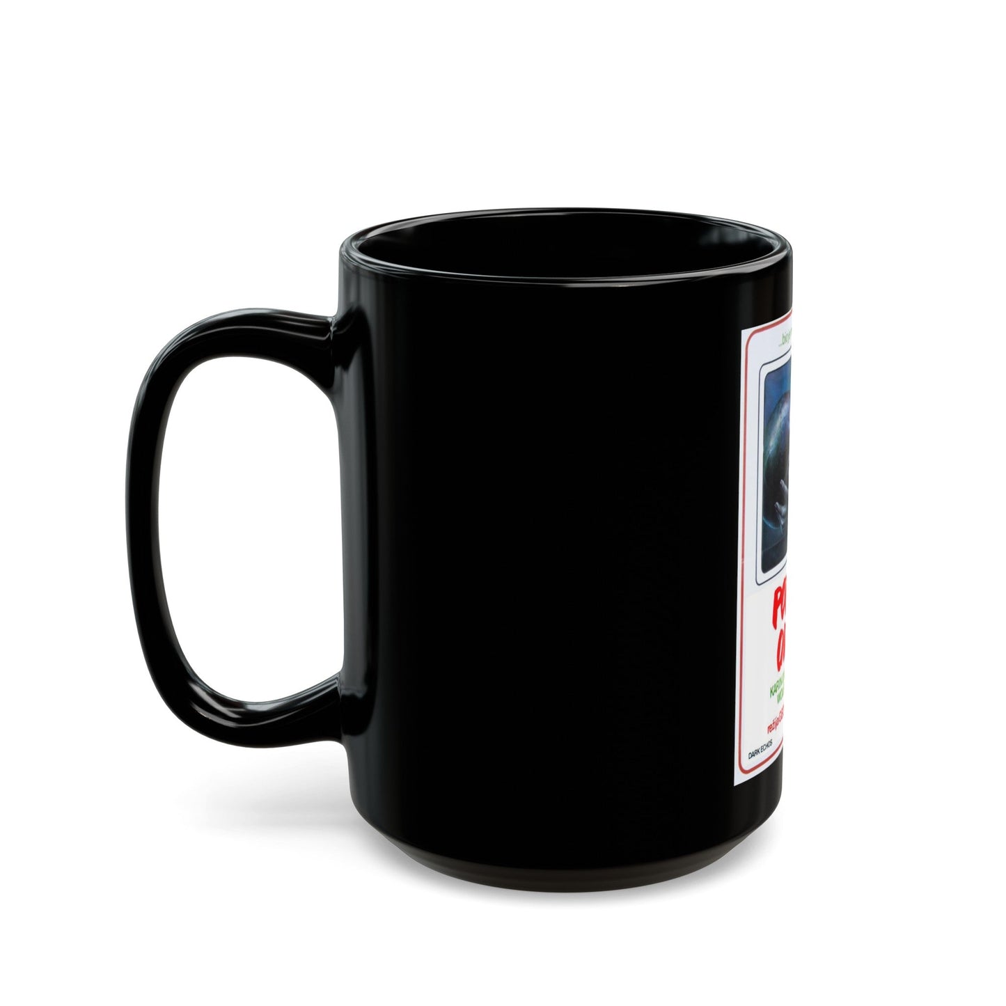 DARK ECHOES 1977 Movie Poster - Black Coffee Mug-The Sticker Space