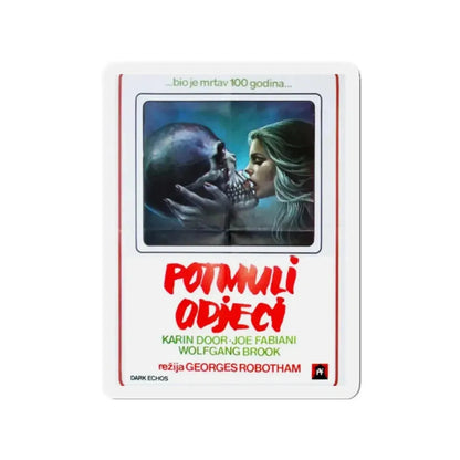 DARK ECHOES 1977 Movie Poster - Refrigerator Magnet 2 Inch - The Sticker Space