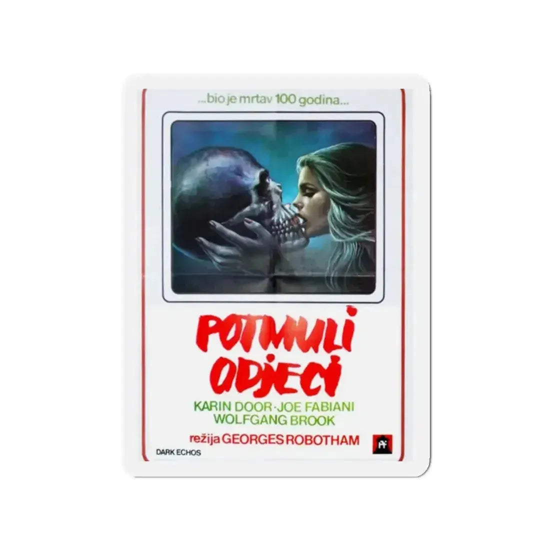 DARK ECHOES 1977 Movie Poster - Refrigerator Magnet - The Sticker Space