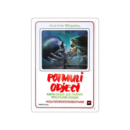 DARK ECHOES 1977 Movie Poster STICKER Vinyl Die-Cut Decal 3 Inch - The Sticker Space