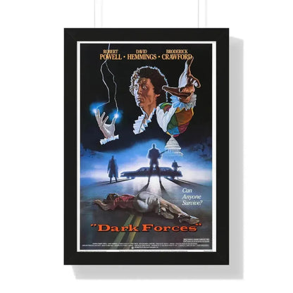 DARK FORCES (HARLEQUIN) 1980 - Framed Movie Poster 16″ x 24″ Black - The Sticker Space