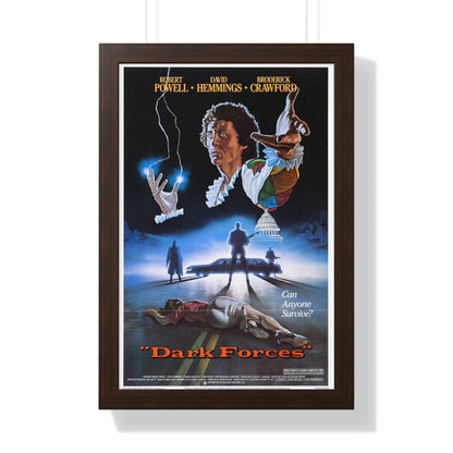 DARK FORCES (HARLEQUIN) 1980 - Framed Movie Poster-16″ x 24″-The Sticker Space