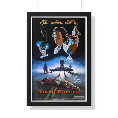 DARK FORCES (HARLEQUIN) 1980 - Framed Movie Poster 20" x 30" Black - The Sticker Space