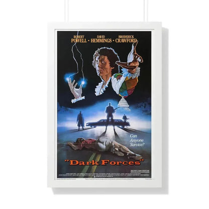 DARK FORCES (HARLEQUIN) 1980 - Framed Movie Poster 20" x 30" White - The Sticker Space