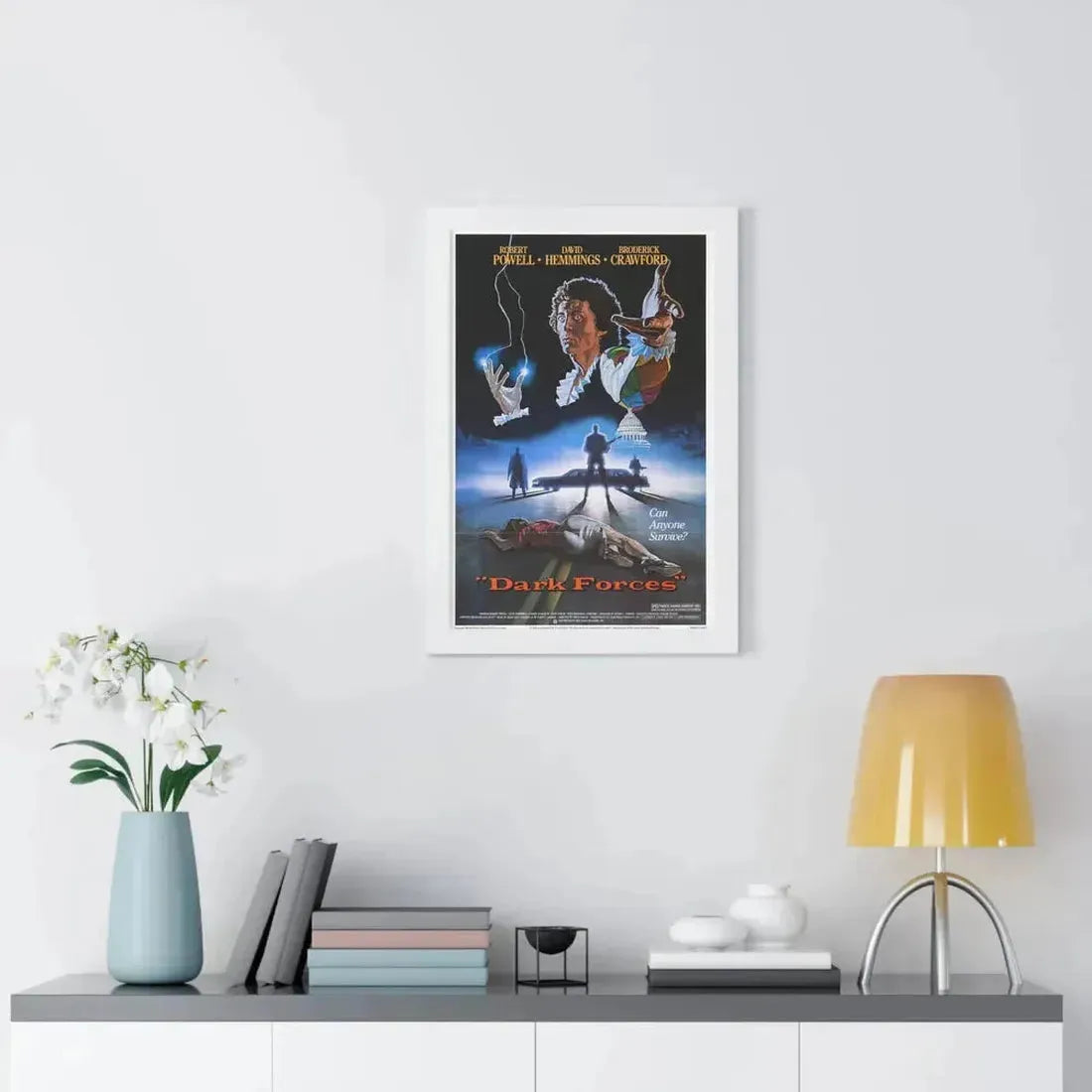 DARK FORCES (HARLEQUIN) 1980 - Framed Movie Poster - The Sticker Space