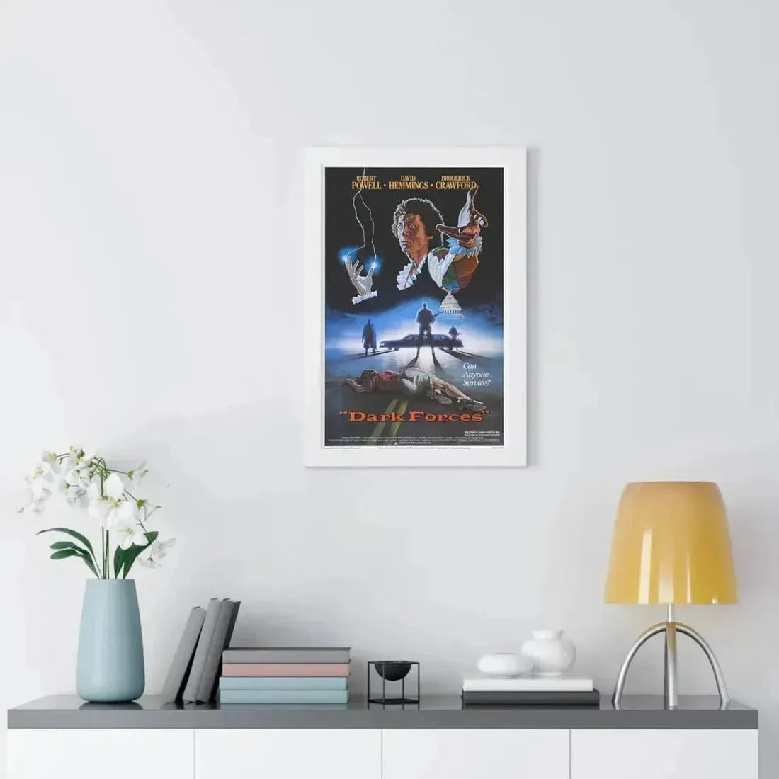 DARK FORCES (HARLEQUIN) 1980 - Framed Movie Poster - The Sticker Space