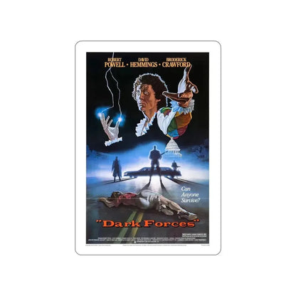 DARK FORCES (HARLEQUIN) 1980 Movie Poster STICKER Vinyl Die-Cut Decal - The Sticker Space