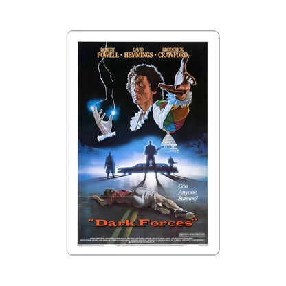 DARK FORCES (HARLEQUIN) 1980 Movie Poster - STICKER Vinyl Kiss-Cut Decal 6 Inch White - The Sticker Space