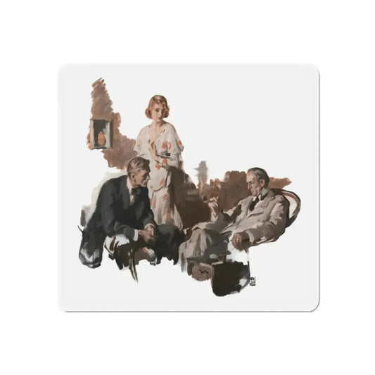 Dark Forests (1), McCall's, February 1930 (Magazine Illustration) Refrigerator Magnet 6 Inch - The Sticker Space