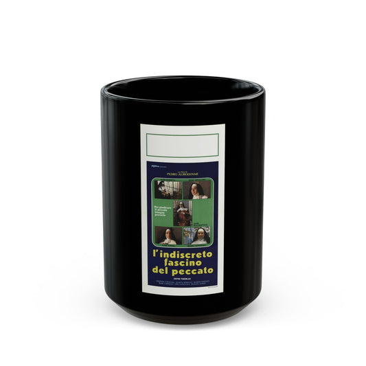 DARK HABITS 1983 Movie Poster - Black Coffee Mug-15oz-The Sticker Space