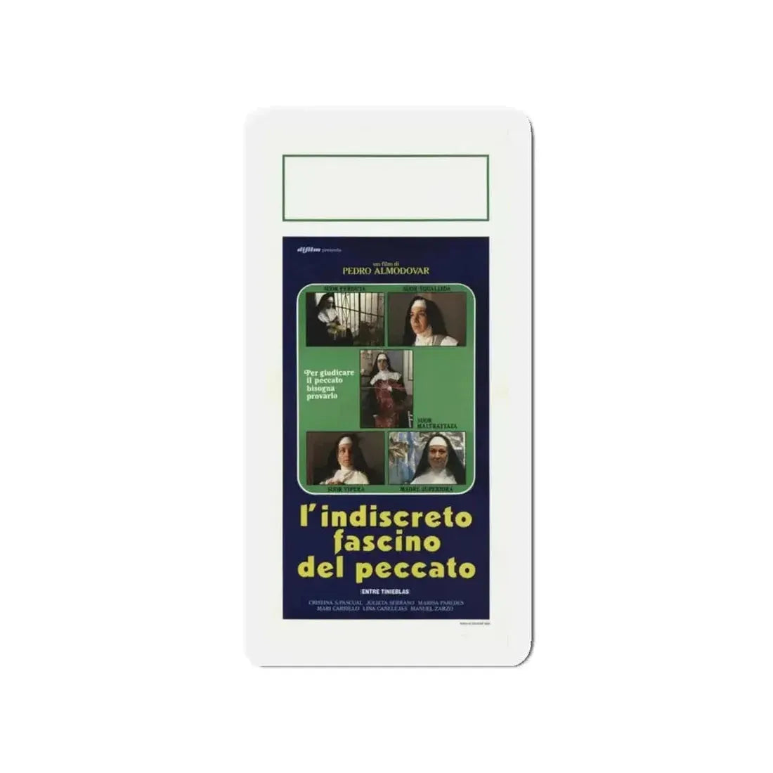 DARK HABITS 1983 Movie Poster - Refrigerator Magnet - The Sticker Space