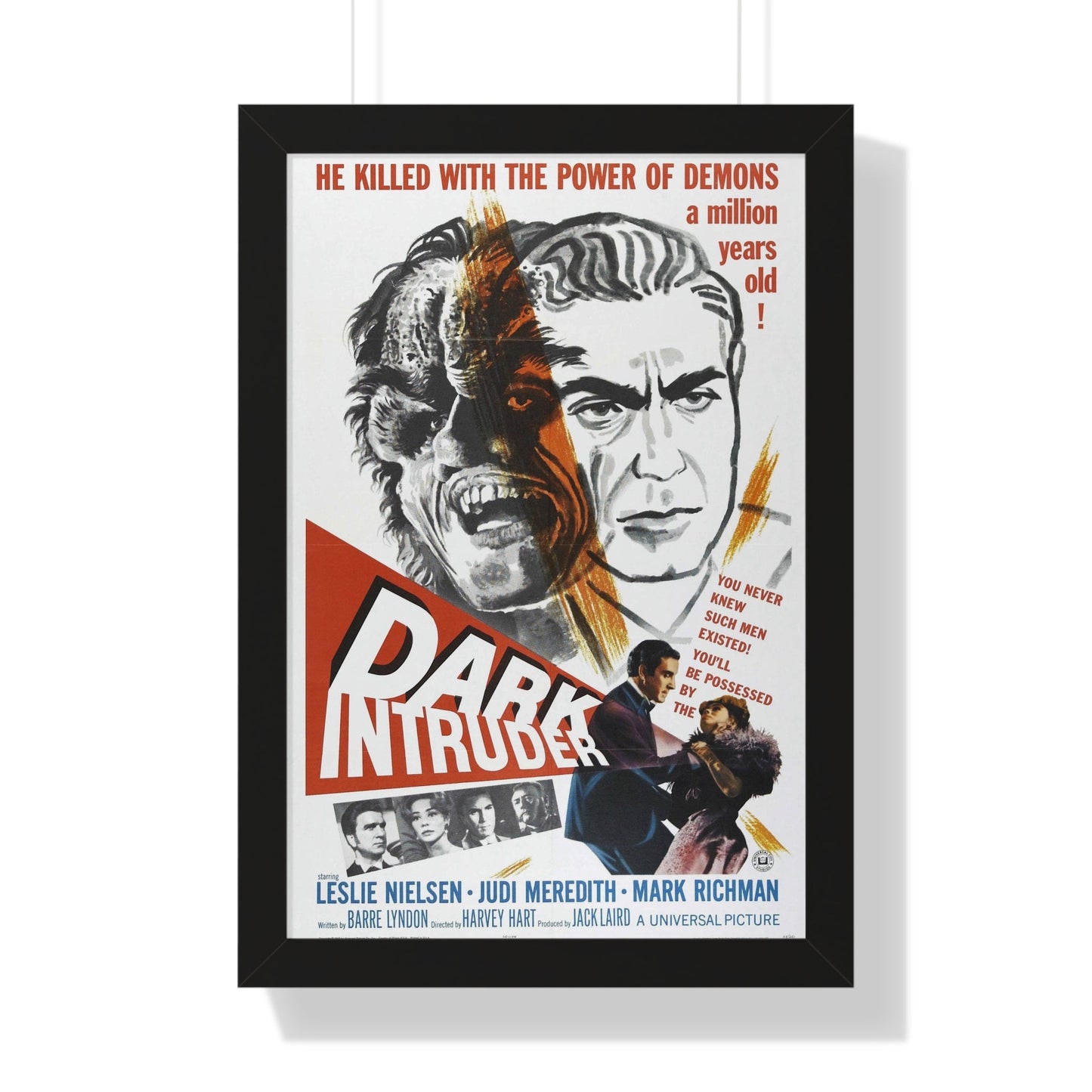 DARK INTRUDER 1965 - Framed Movie Poster-16″ x 24″-The Sticker Space