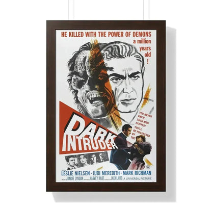 DARK INTRUDER 1965 - Framed Movie Poster 16″ x 24″ Walnut - The Sticker Space