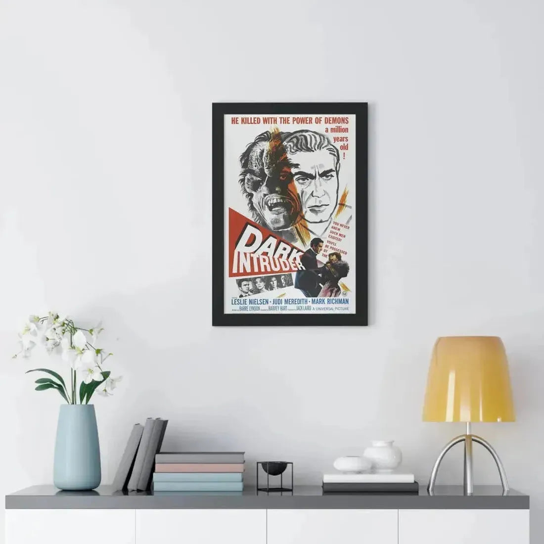 DARK INTRUDER 1965 - Framed Movie Poster - The Sticker Space