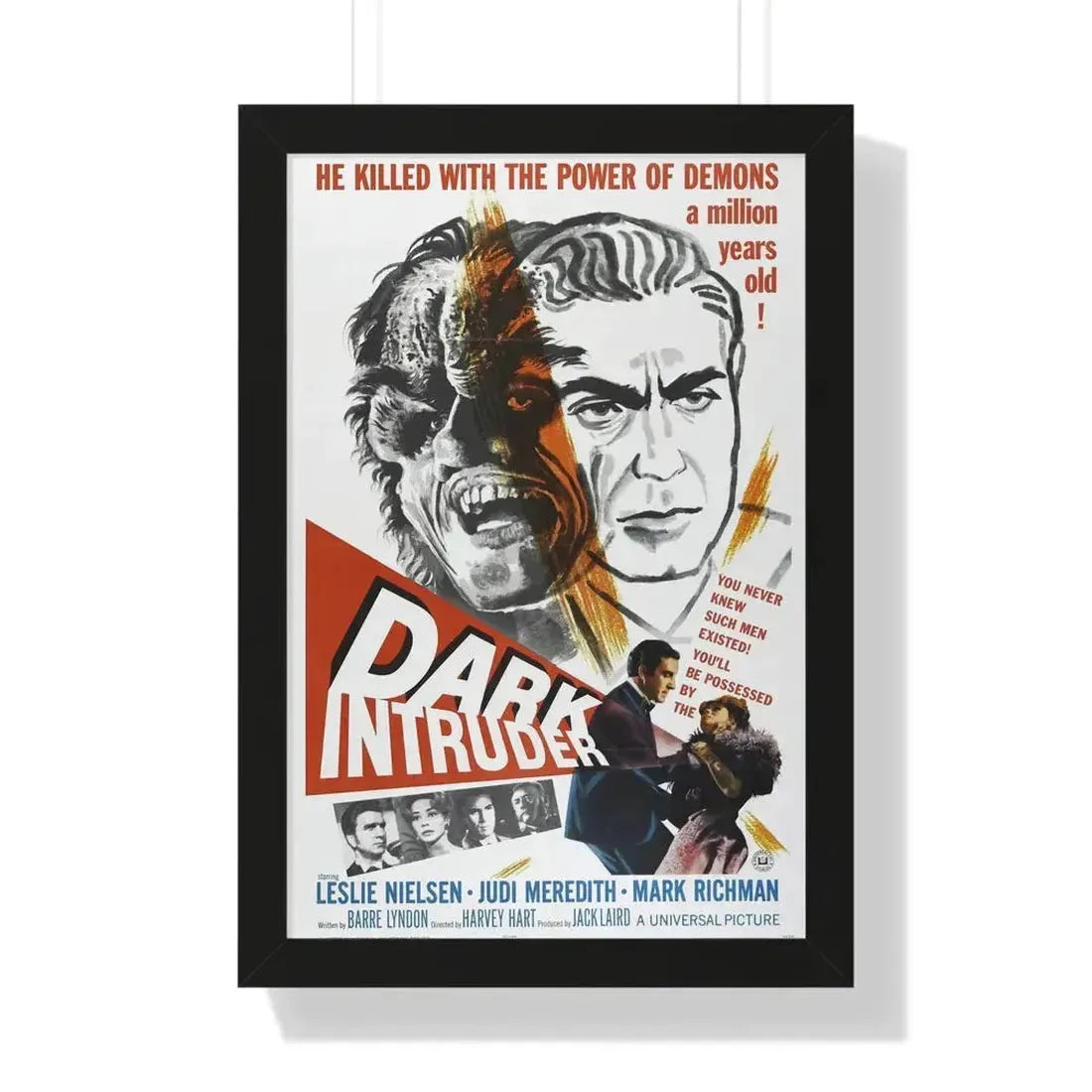 DARK INTRUDER 1965 - Framed Movie Poster - The Sticker Space