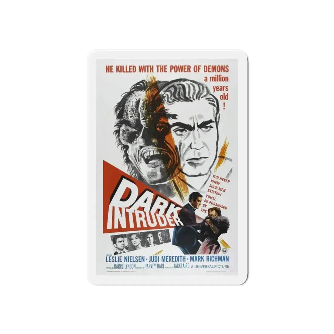 DARK INTRUDER 1965 Movie Poster - Refrigerator Magnet - The Sticker Space