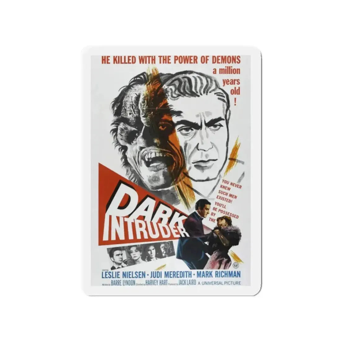 DARK INTRUDER 1965 Movie Poster - Refrigerator Magnet - The Sticker Space