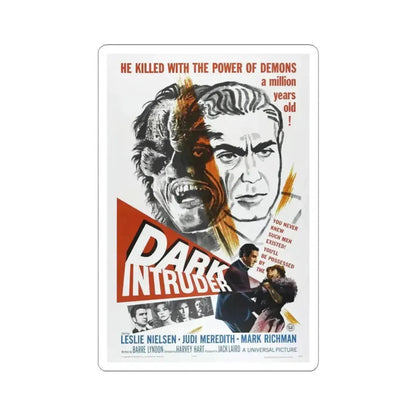 DARK INTRUDER 1965 Movie Poster - STICKER Vinyl Kiss-Cut Decal 3 Inch White - The Sticker Space
