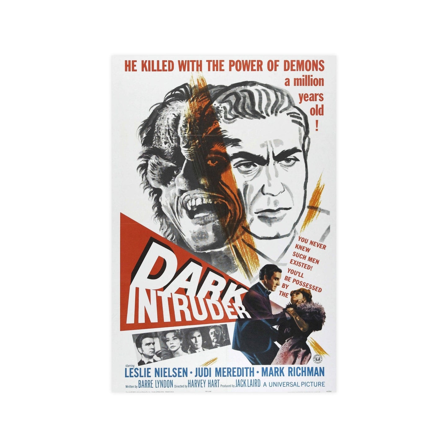 DARK INTRUDER 1965 - Paper Movie Poster-12″ x 18″ (Vertical)-The Sticker Space