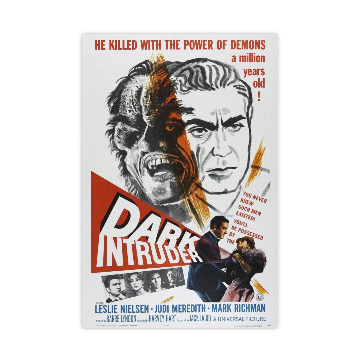 DARK INTRUDER 1965 - Paper Movie Poster-16″ x 24″ (Vertical)-The Sticker Space