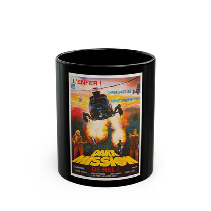 DARK MISSION 1988 Movie Poster - Black Coffee Mug-11oz-The Sticker Space