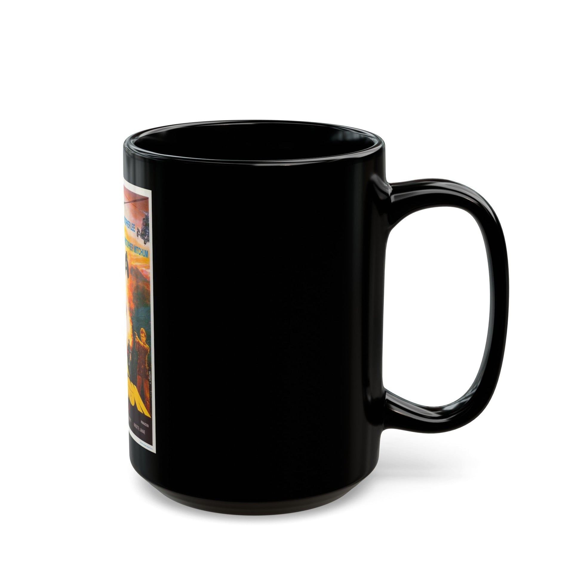 DARK MISSION 1988 Movie Poster - Black Coffee Mug-The Sticker Space